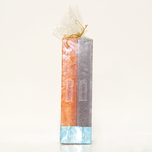 Scented candle - long (set of 2)