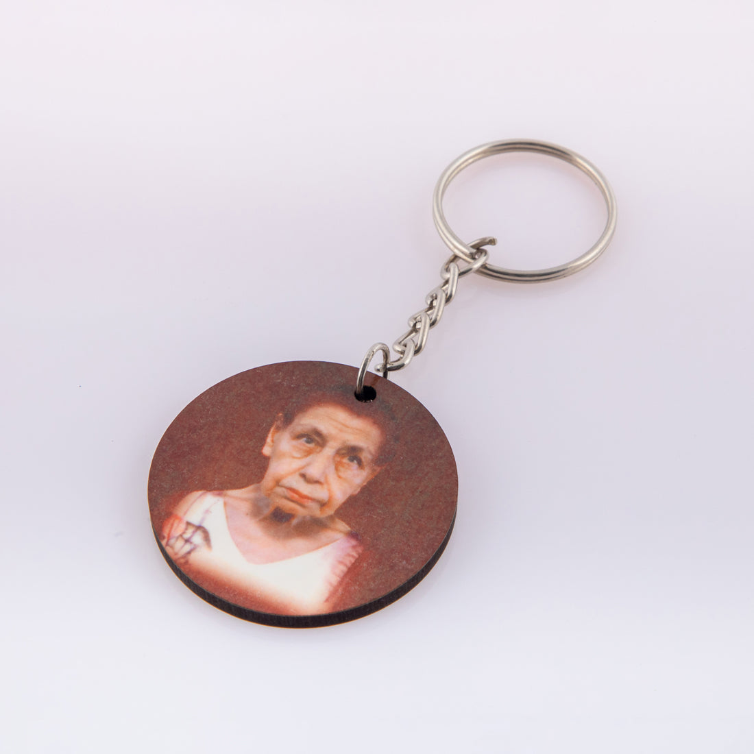 Mother and Aurobindo spiritual Keychains - plastic