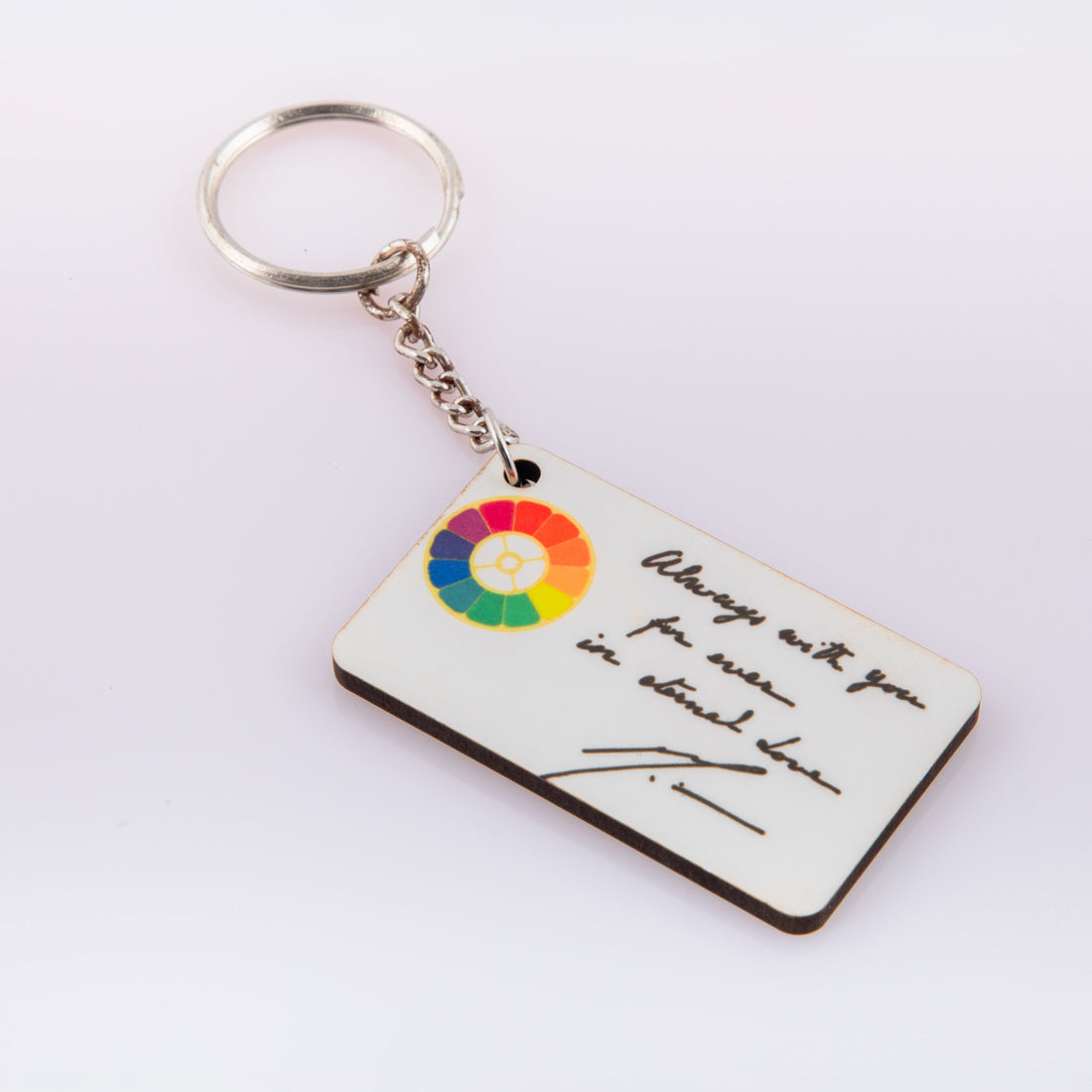 Mother and Aurobindo spiritual Keychains - plastic