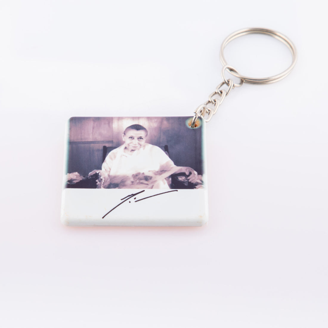 Mother and Aurobindo spiritual Keychains - plastic